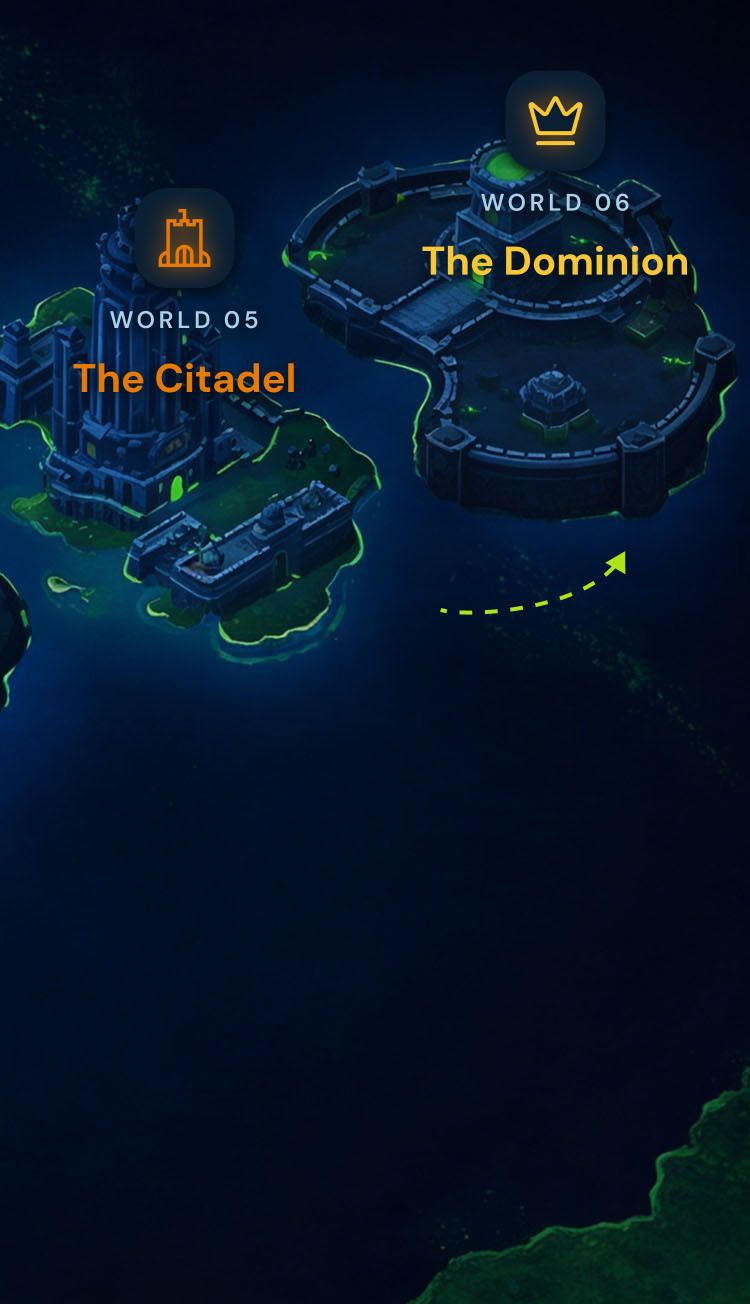 The Barracks island territory on the VIP journey map
